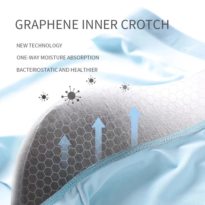 Ice Silk Graphene Boxer Shorts: Ultimate Comfort  - Blitzshopp.com