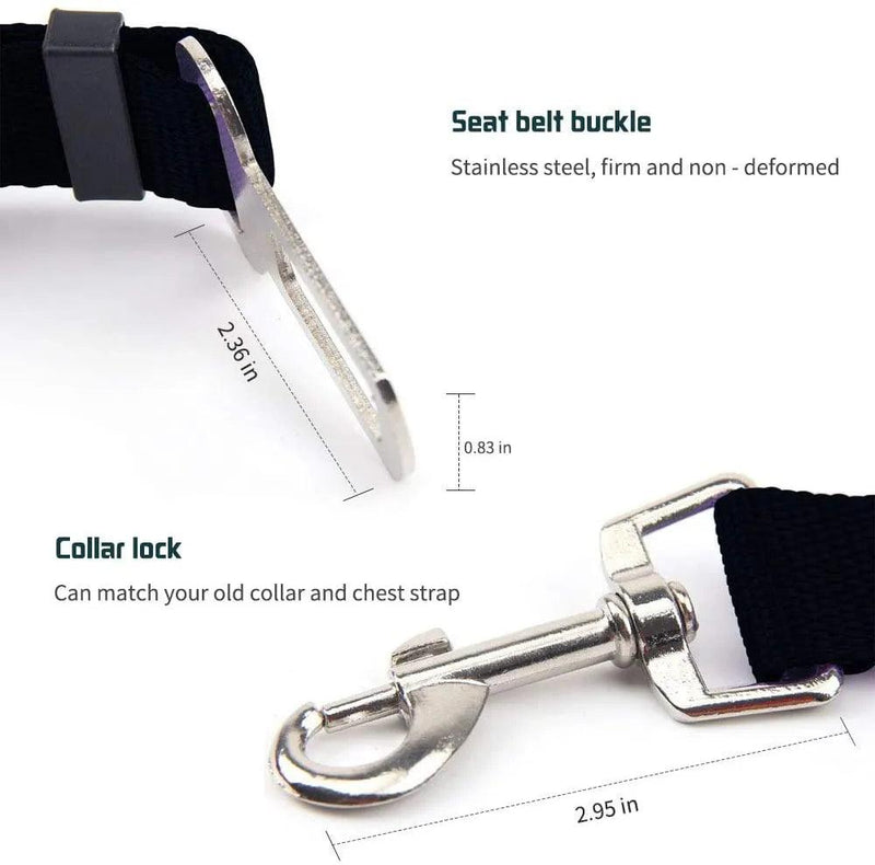 Adjustable Pet Car Seat Belt for Safe Travel - Blitzshopp.com