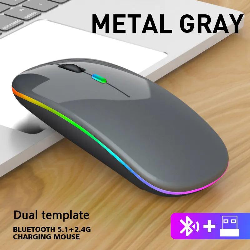 Aurora RGB Rechargeable Wireless Mouse - Blitzshopp.com