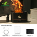 Kinscoter Aroma Diffuser with LED Flame Lamp  - Blitzshopp.com