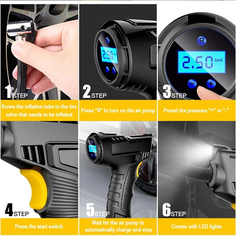 On-the-Go Digital Tire Inflator