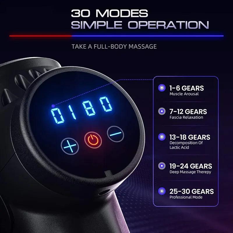 Percussion massager for muscle relaxation - Blitzshopp.com