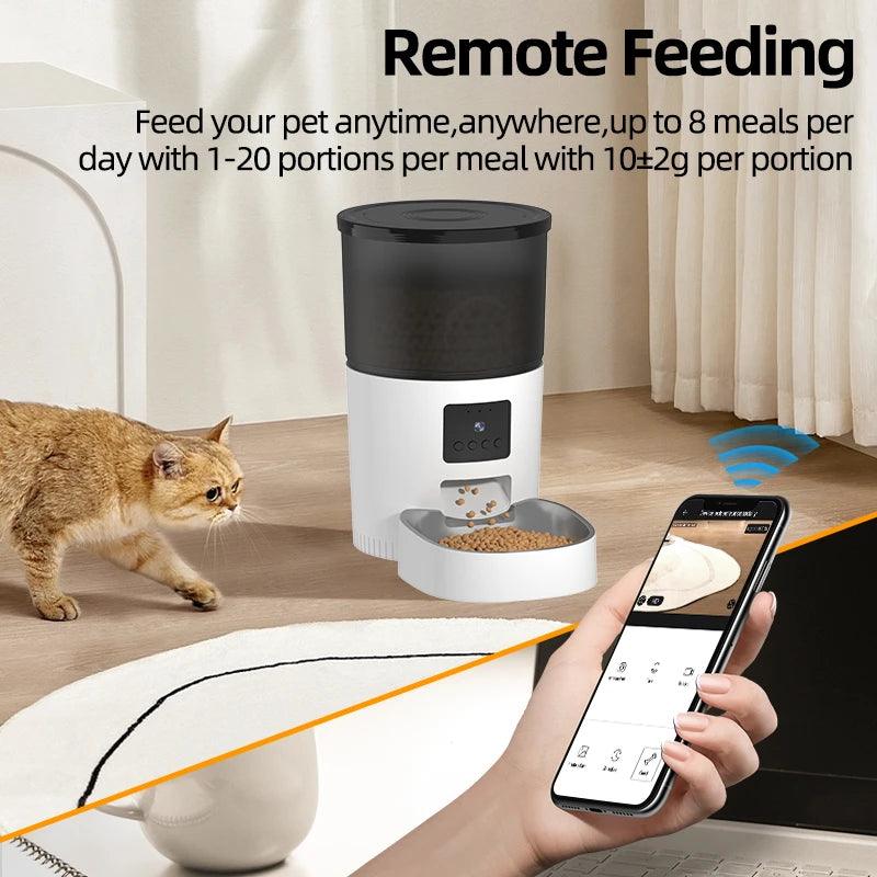 ROJECO Automatic Pet Feeder with Camera - Blitzshopp.com