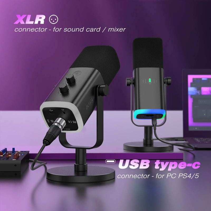 "Master Your Sound with Precision: FIFINE USB/XLR Dynamic Microphone - The Perfect Ally for Your Gaming, Streaming, and Content Creation!" - Blitzshopp.com