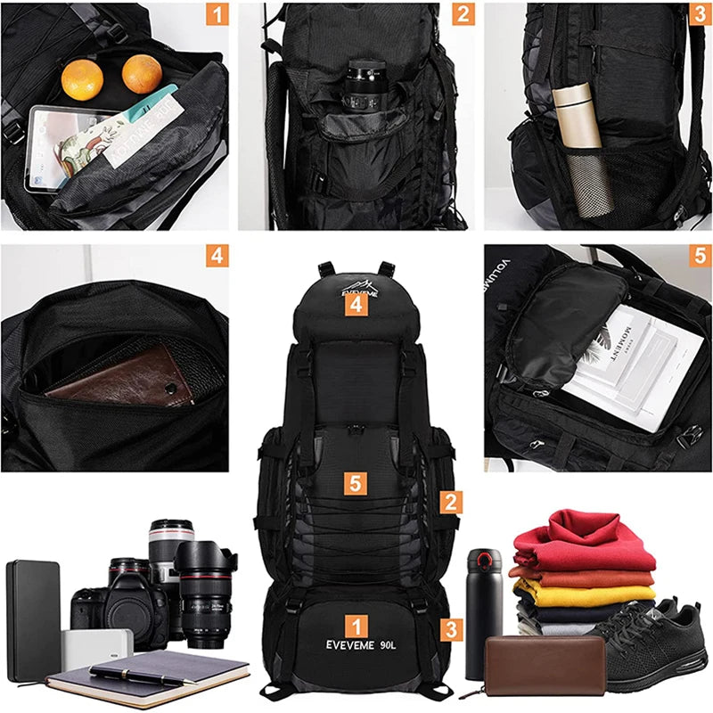 ExplorerPro 90L Outdoor Travel Backpack