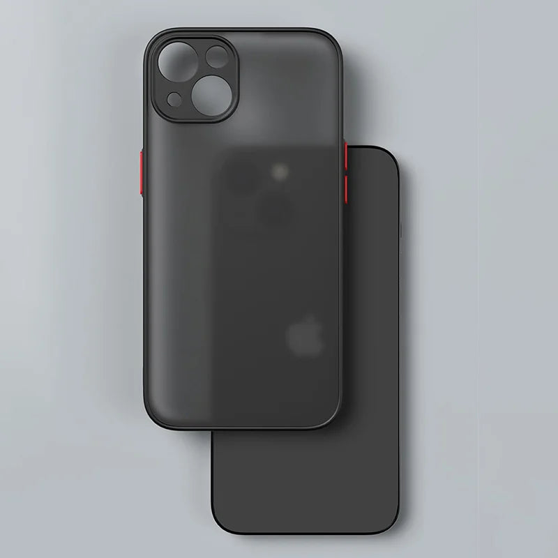 Luxury Matte Shockproof iPhone Case