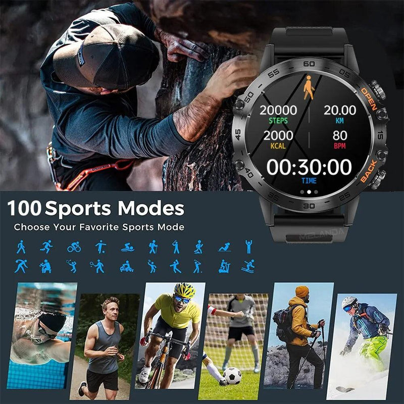 EuroFit Steel Smartwatch by MELANDA - Blitzshopp.com