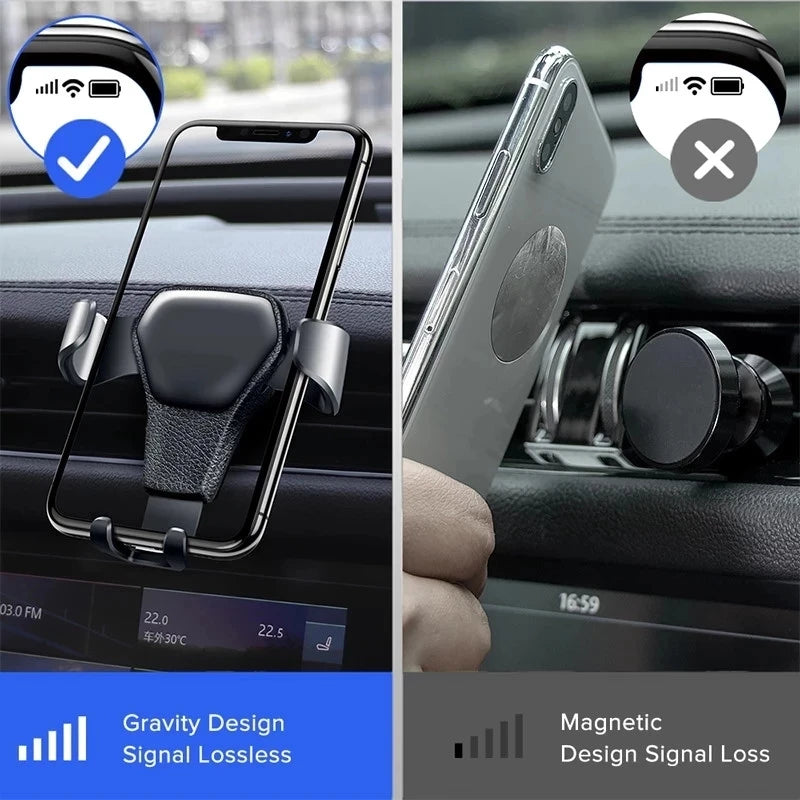 Gravity Car Phone Holder - Easy Navigate - Drive Easy  - Blitzshopp.com