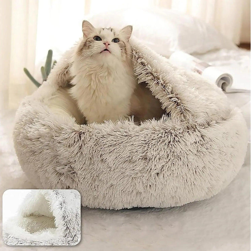 Cozy round bed for pets - Blitzshopp.com