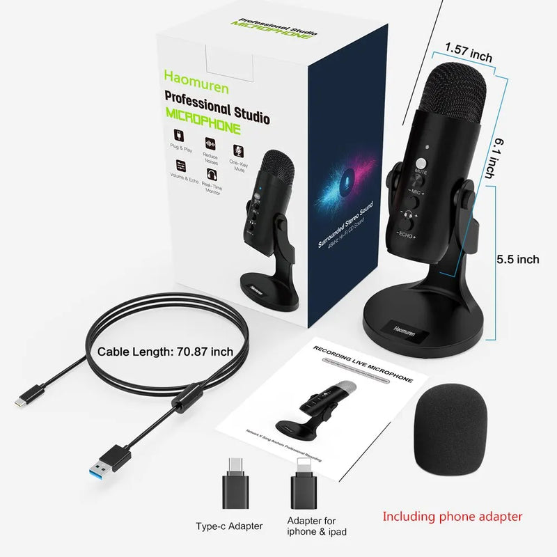 Voice Unleashed USB Microphone  - Blitzshopp.com