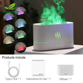 Kinscoter Aroma Diffuser with LED Flame Lamp  - Blitzshopp.com