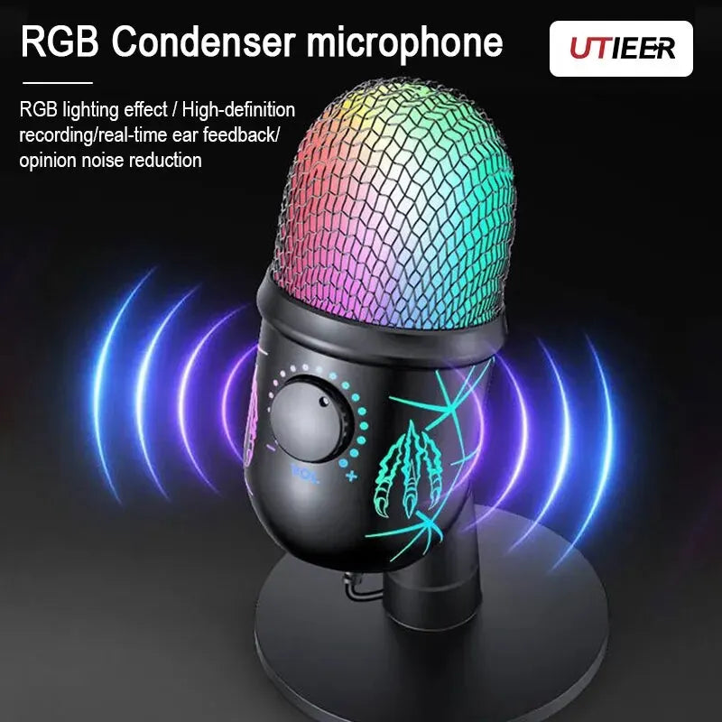 USB Noise-Reducing Gaming Microphone - Studio Sound - Blitzshopp.com