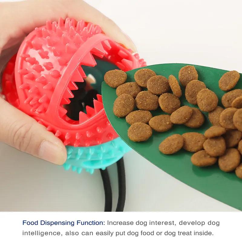 Interactive toy with suction cup for large dogs - Blitzshopp.com