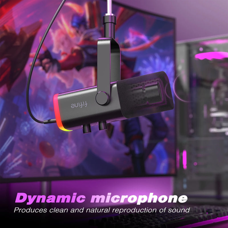 "Master Your Sound with Precision: FIFINE USB/XLR Dynamic Microphone - The Perfect Ally for Your Gaming, Streaming, and Content Creation!" - Blitzshopp.com