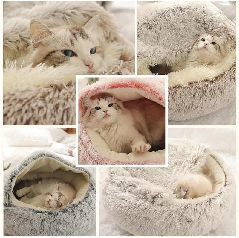 Cozy round bed for pets - Blitzshopp.com