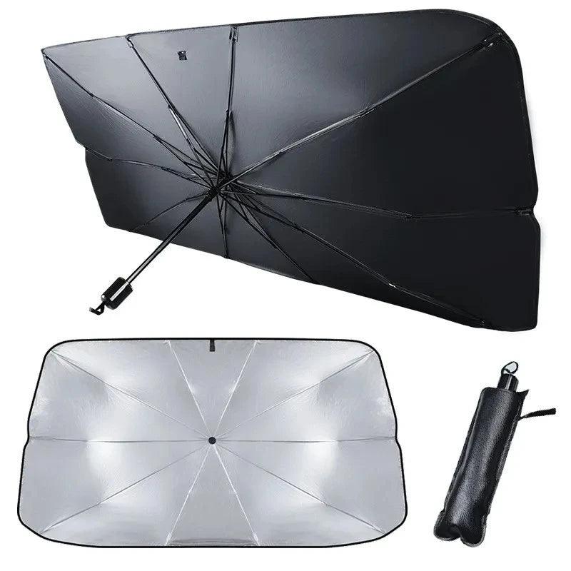 "Retractable Car Sunshade: Stay Cool, Drive Comfortably!" - Blitzshopp.com