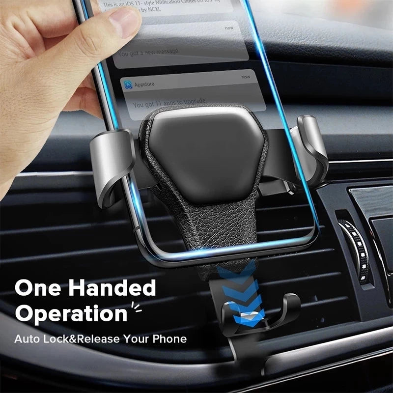 Gravity Car Phone Holder - Easy Navigate - Drive Easy  - Blitzshopp.com